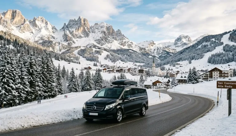 nnsbruck Airport to San Cassiano Luxury Transfer Mercedes V-Class